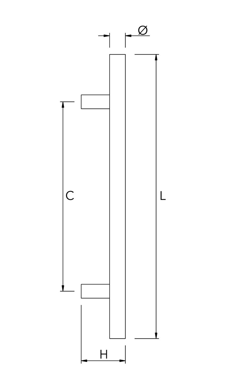 Image: 6778b-pull-handle_model-no--aap203-linedrawing.jpg