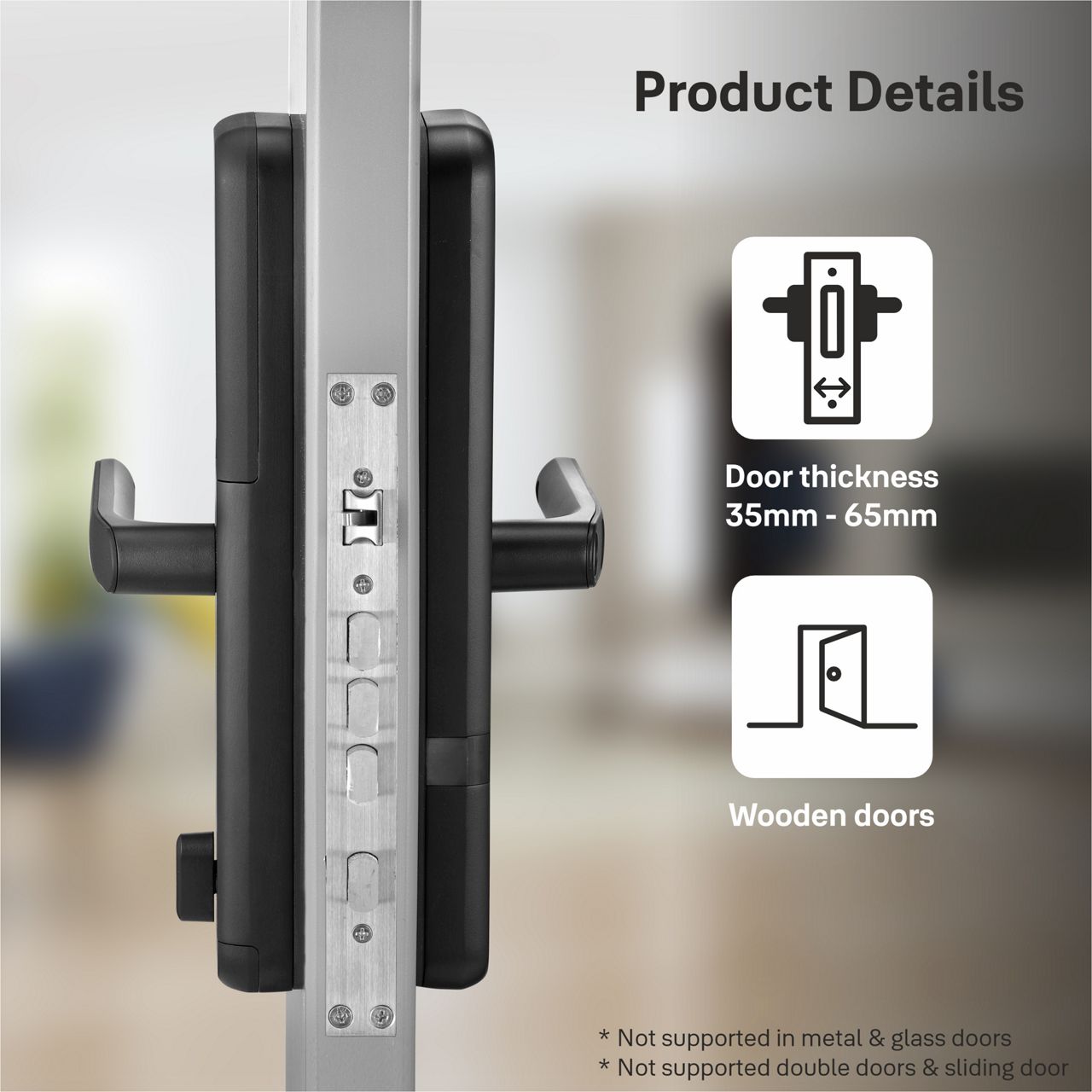 Yale Zuri is more than just a smart lock—it’s peace of mind, redefined. Designed with built-in Bluetooth, it seamlessly connects to the Yale Home App, giving you complete control over your door, no matter where you are.