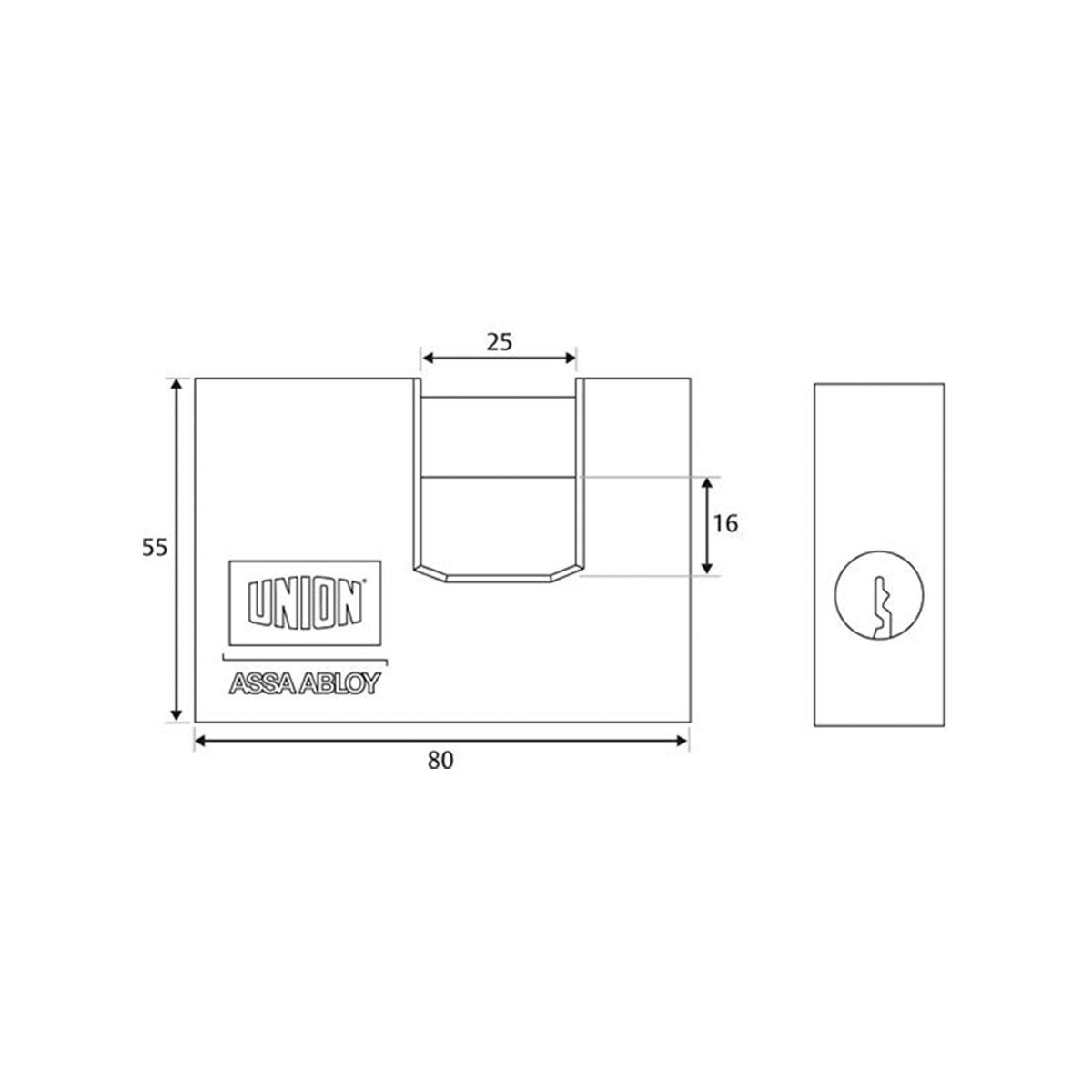Image: 78mm Armoured Padlock