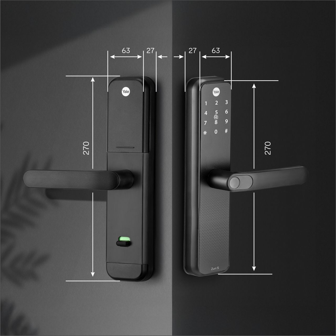 Designed for every home and every lifestyle, Zuri S offers multiple ways to unlock: Fingerprint, PIN code, RFID key tag, or a mechanical key override, so everyone in the family can use it their way.