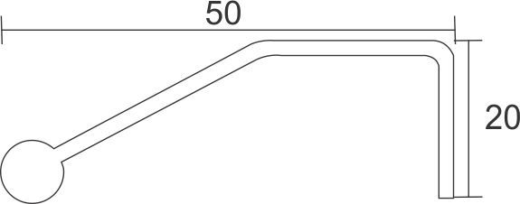 Image: Enox Aluminium Handle Profile EAPS-034 – aluminium handle profile