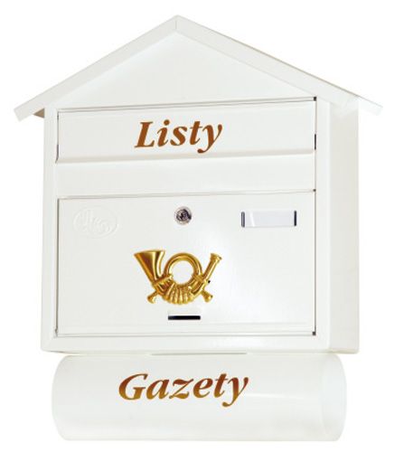 Skrzynka na listy z gazetnikiem LT3T