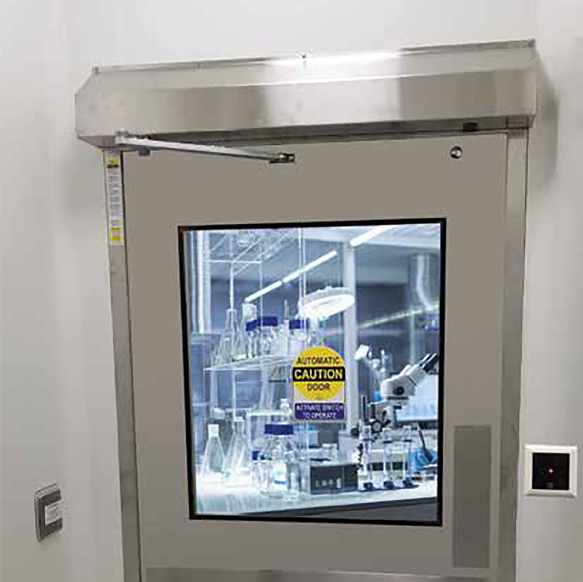 8300 swing door operator used in a clean room environment