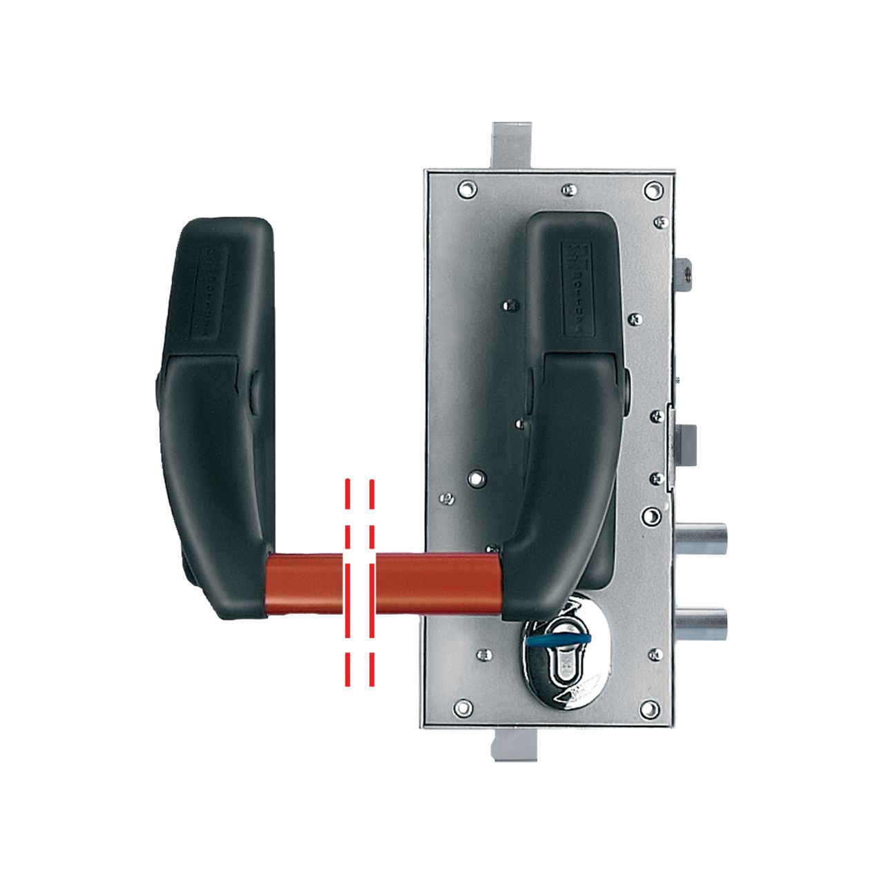 locks with panic bar