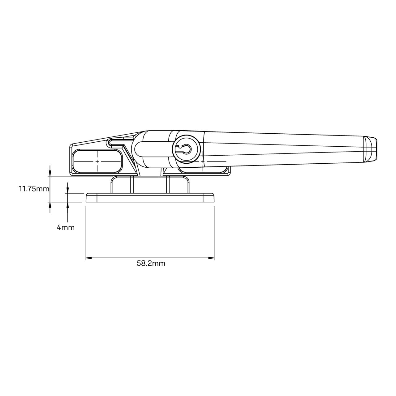 Image: 17mm Locking Dimensions