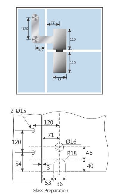Image: 9b8e7-enox-square-patch-fitting-cutout-epf-404-a.jpg