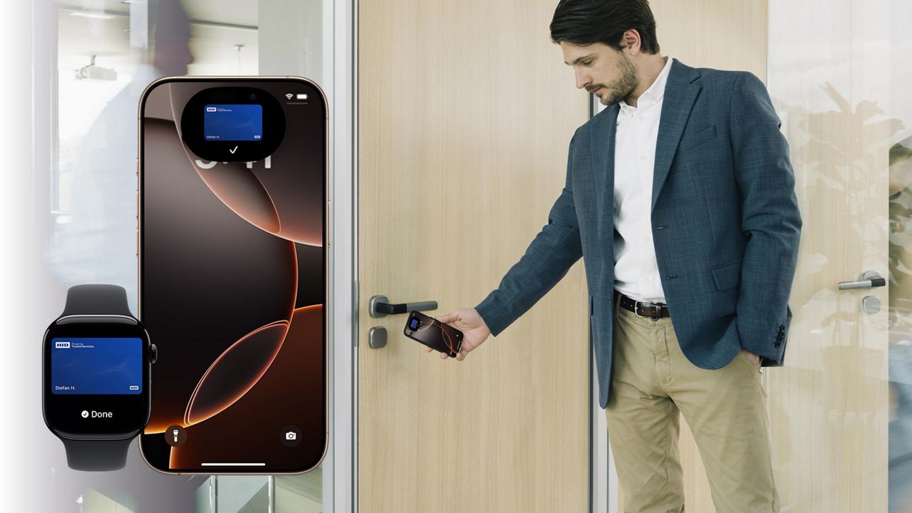 Aperio works with your keys in Apple Wallet