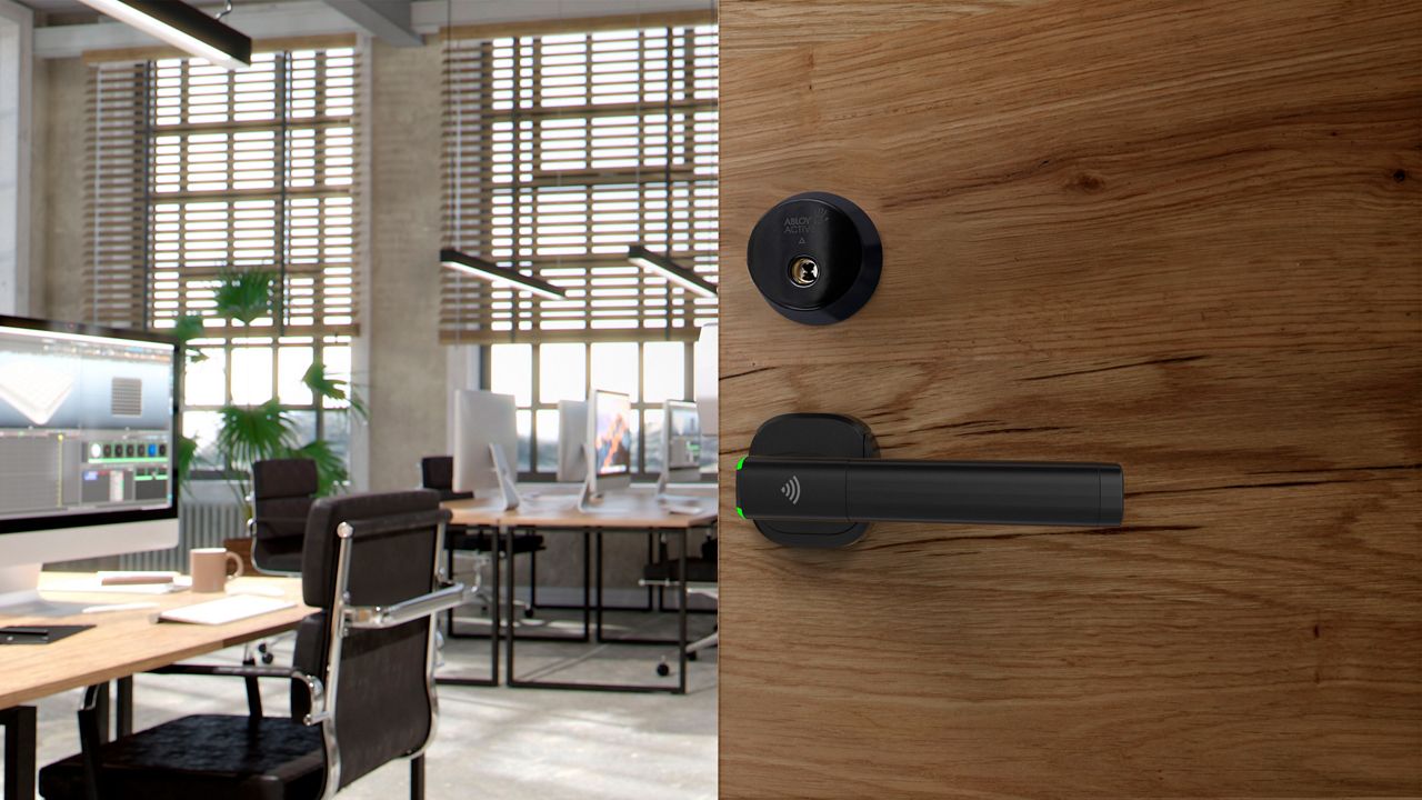 Assa Abloy Aperio H100 Musta