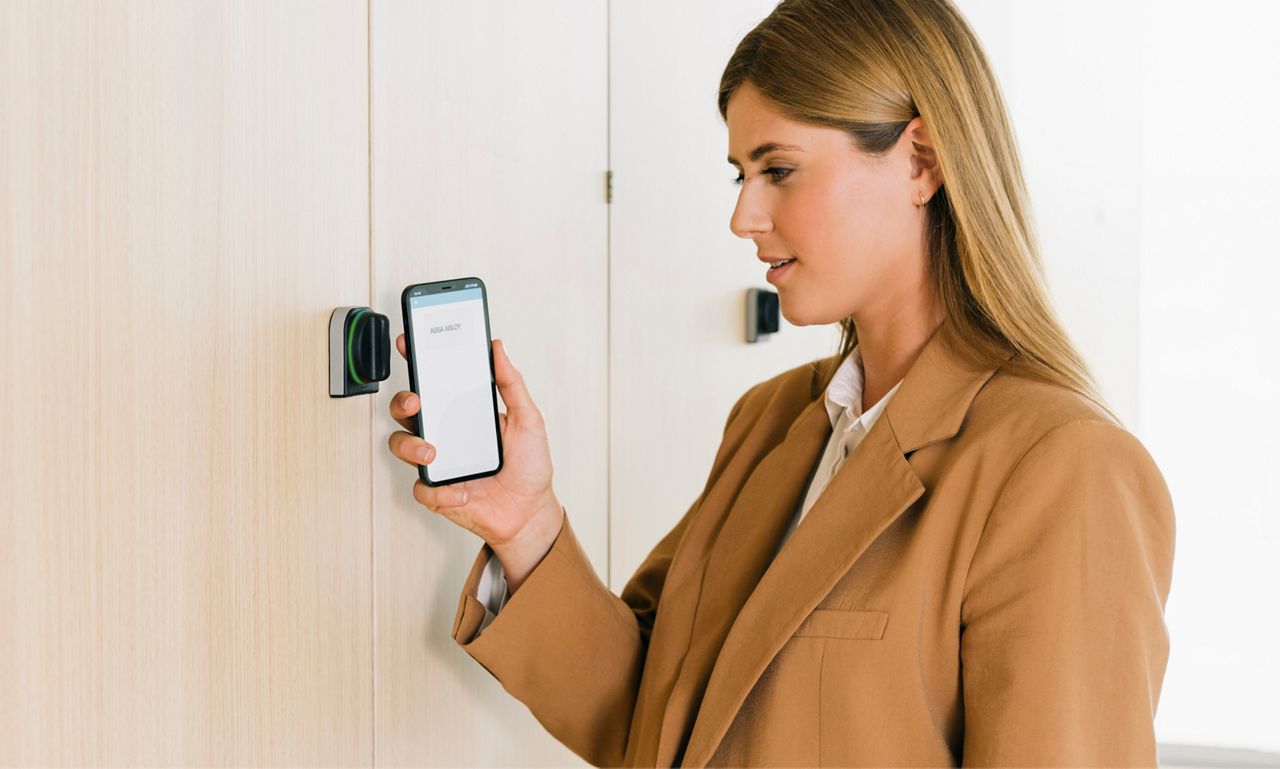 Aperio KL100 draadloze toegangsoplossing voor lockers