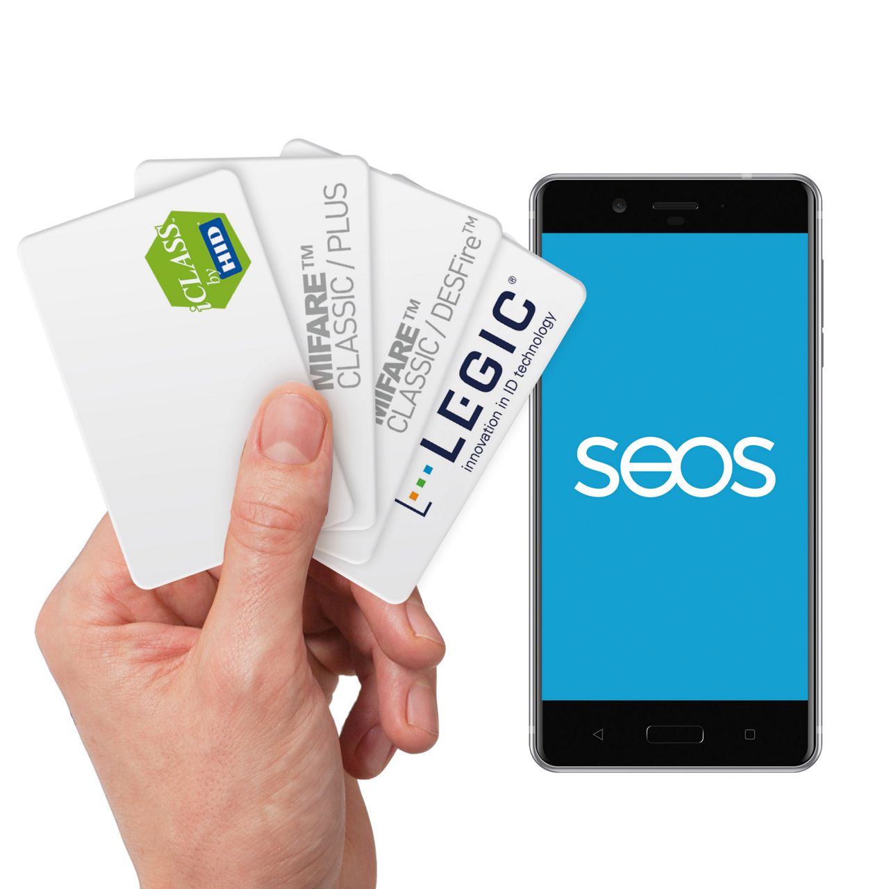 Image: credențiale rfid control acces assa abloy aperio 