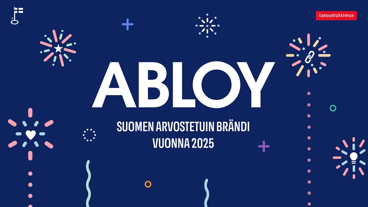 ABLOY on Suomen arvostetuin brändi 2025