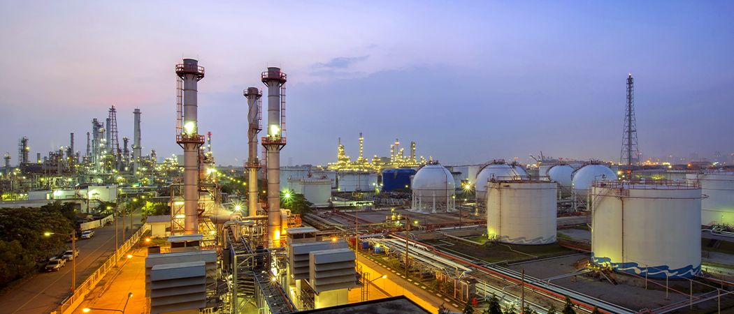 Oil refinery