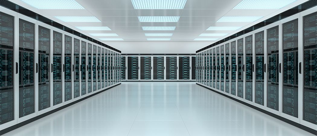 Data center interior