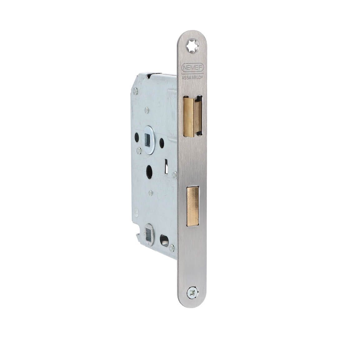 Nemef badkamer/WC slot 1264/17 63mm met RVS voorplaat