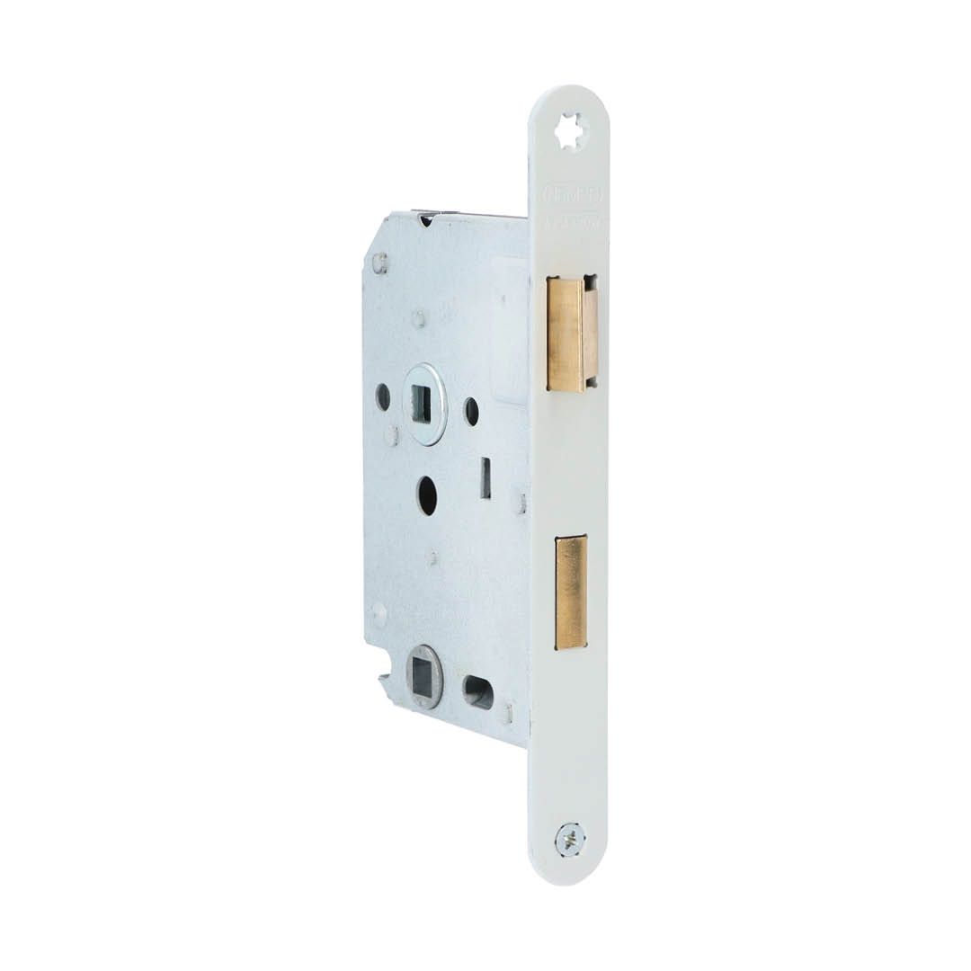 Nemef badkamer/WC slot 1264/4 63mm met wit gelakte voorplaat
