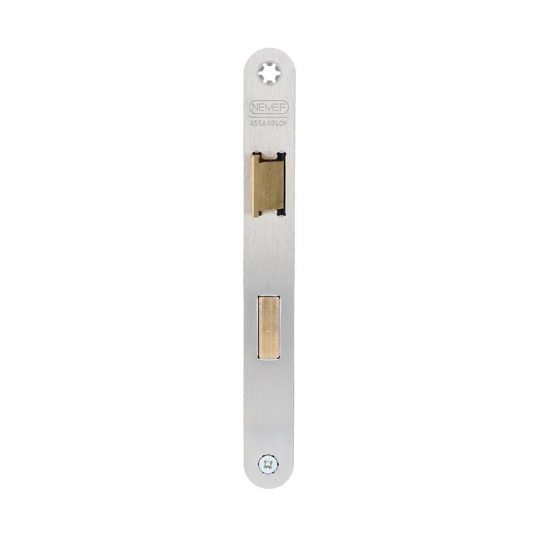 Nemef badkamer/WC slot 1264/17 63mm met RVS voorplaat