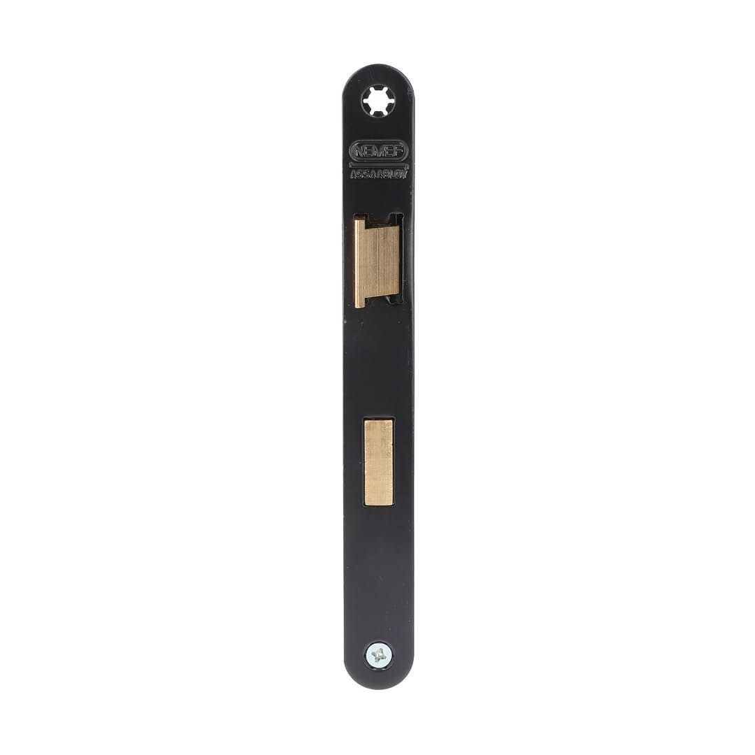 Nemef badkamer/WC slot 1264/3 63mm met zwart gelakte voorplaat
