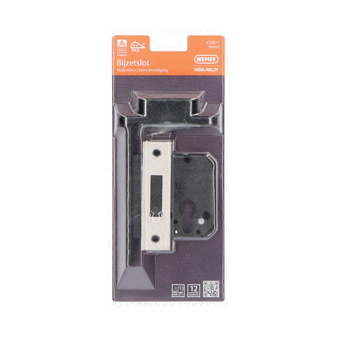 Nemef veiligheidsbijzetslot 4228/17-60 mm