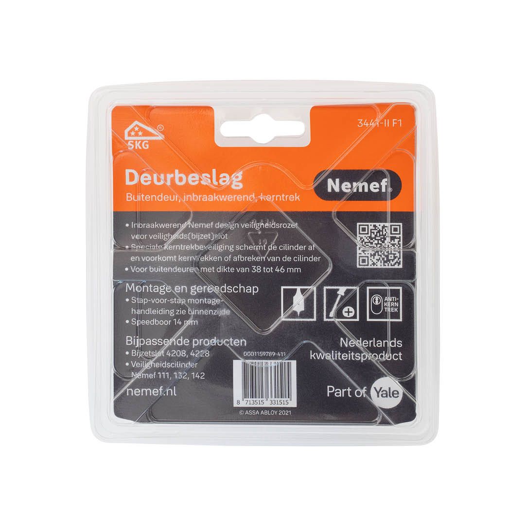 Nemef veiligheidsrozet rond 60mm 3441-II anti-kerntrek
