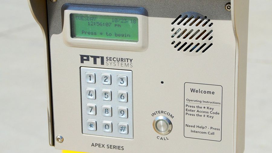 APEX keypad with intercom