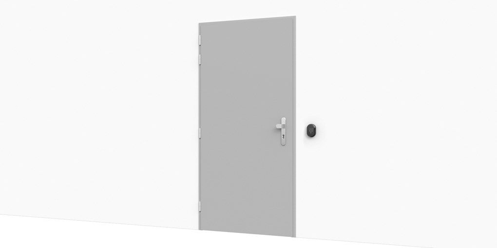 Entreedeur met Motorslot - voorkant