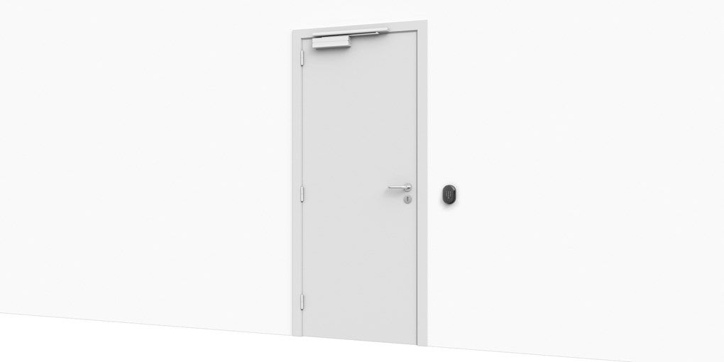 Porte Entrée Serrure Solénoïde - avant