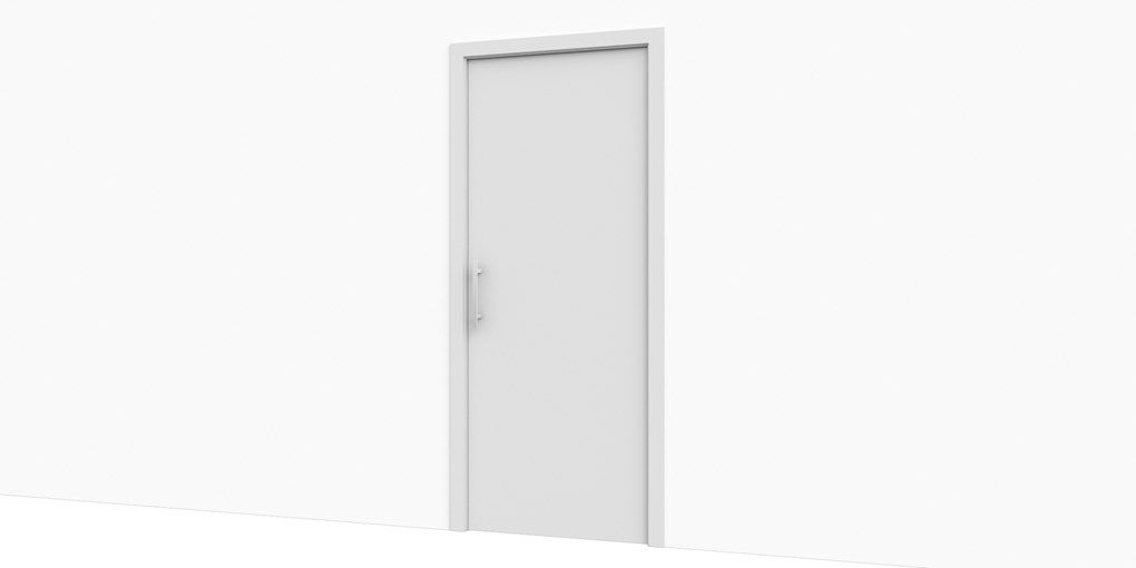 Image: Doordraaiende binnendeur - achterkant