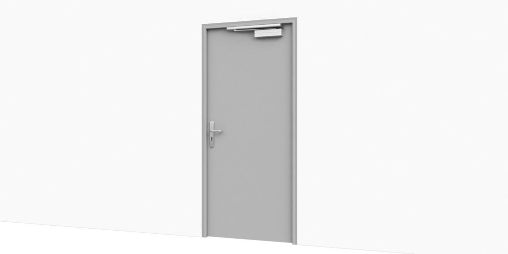 Image: Entreedeur met Motorslot - achterkant