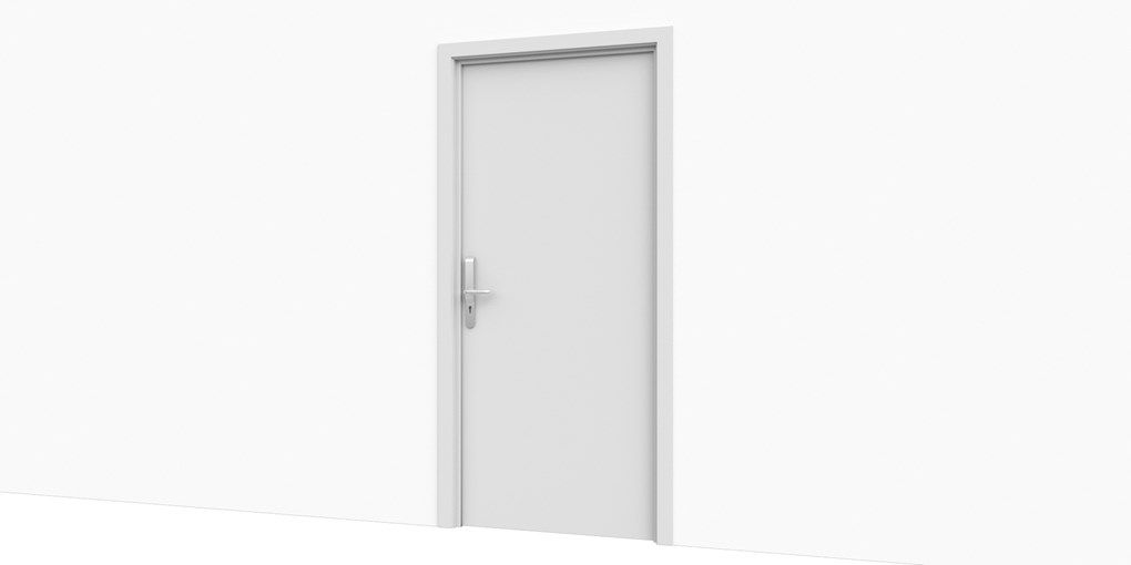 Image: Draadloos gecontroleerde deur - achterkant