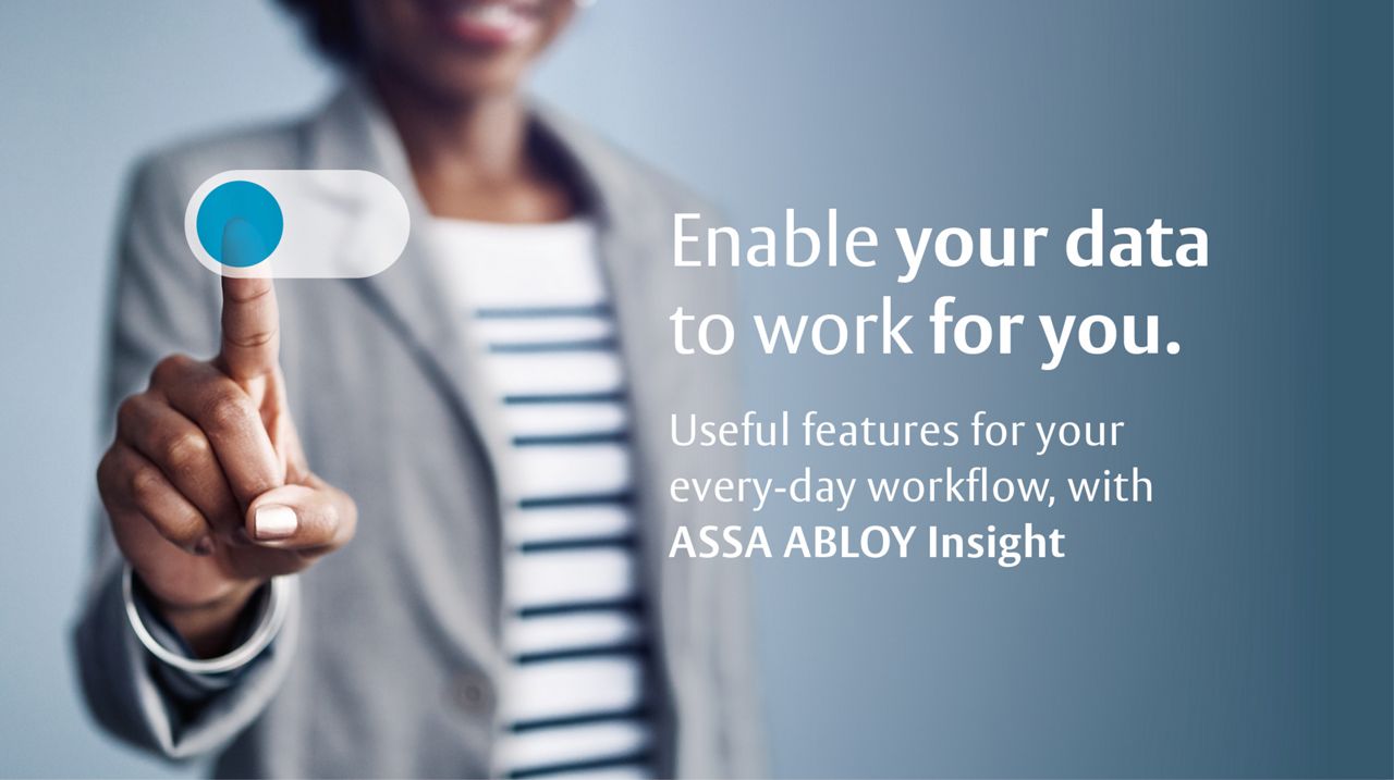 Enable your door data to work for you via ASSA ABLOY Insight platform
