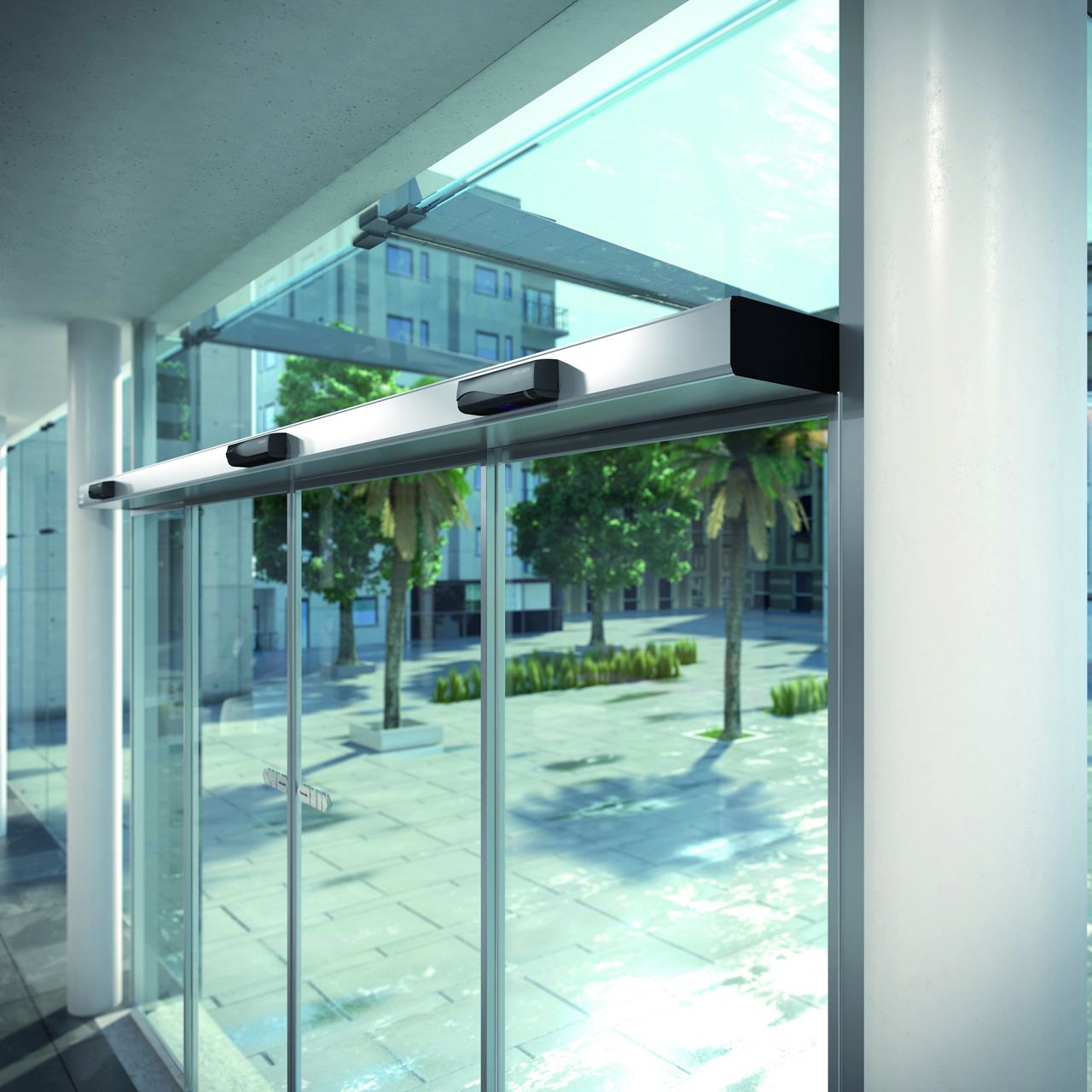 ASSA ABLOY SL510 Installed at the Main Entrance of a Building