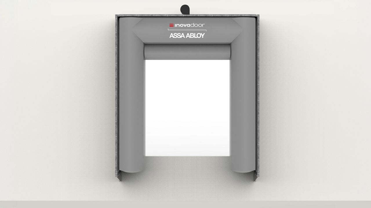 Abrigo de Doca Inovadoor 204, com almofadas de vedação laterais e superior em material flexível de alta resistência