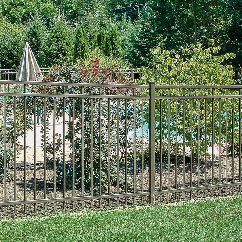 Jerith Aero aluminum fence in style #202