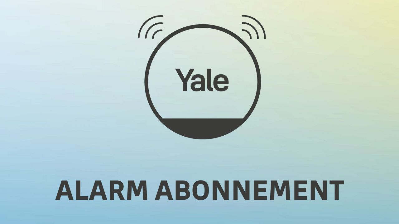 Abonnement voor extra functies voor het Yale slimme alarmsysteem