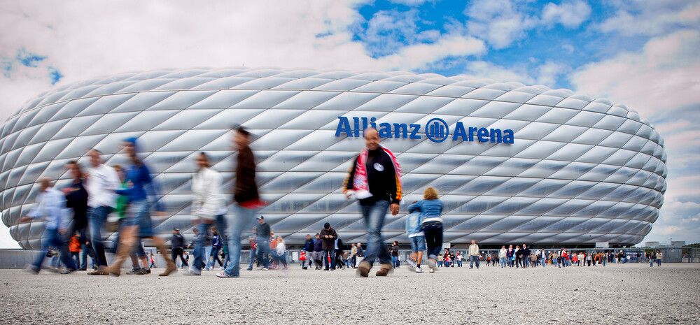 Allianz arena in Munich, Germany