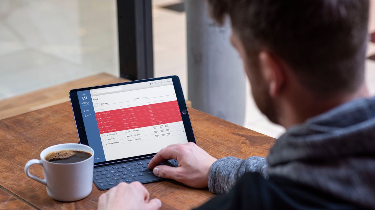 ARX-programvare på iPad.