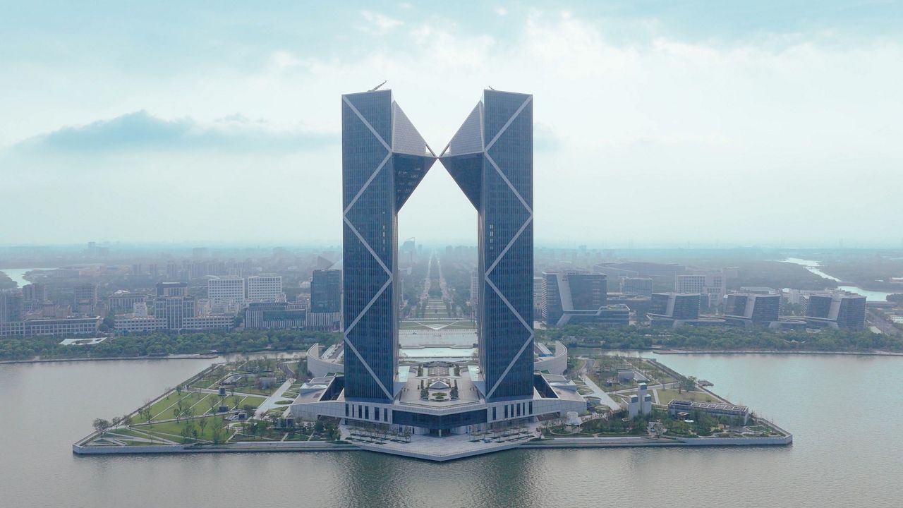 Bank of China building in Shanghai