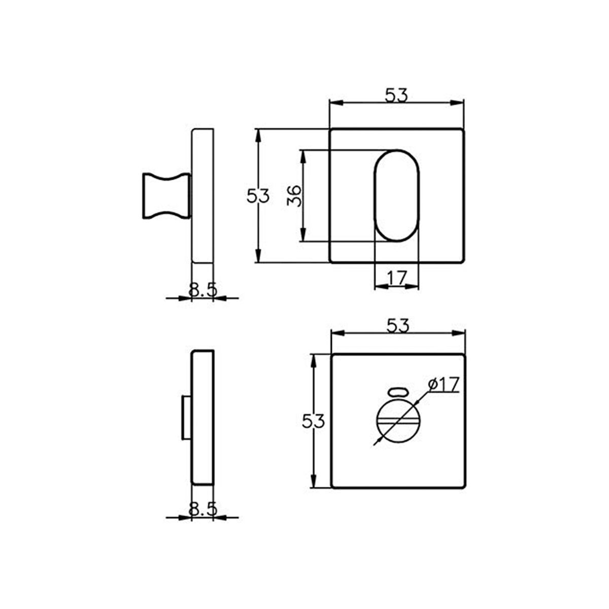 Image: Bathroom Escutcheon