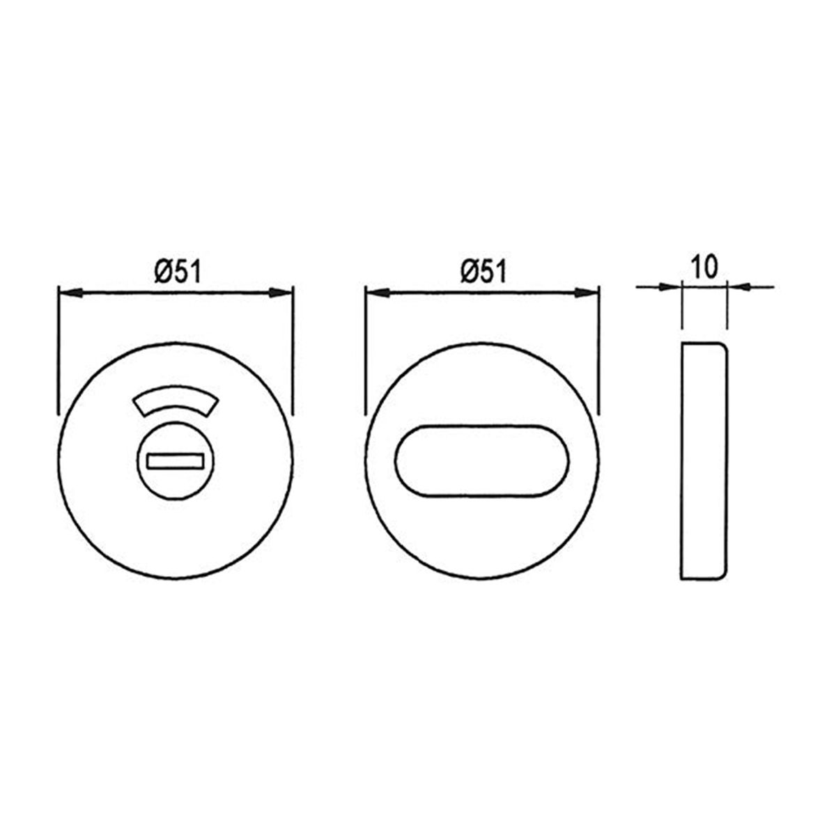 Image: Bathroom Escutcheon