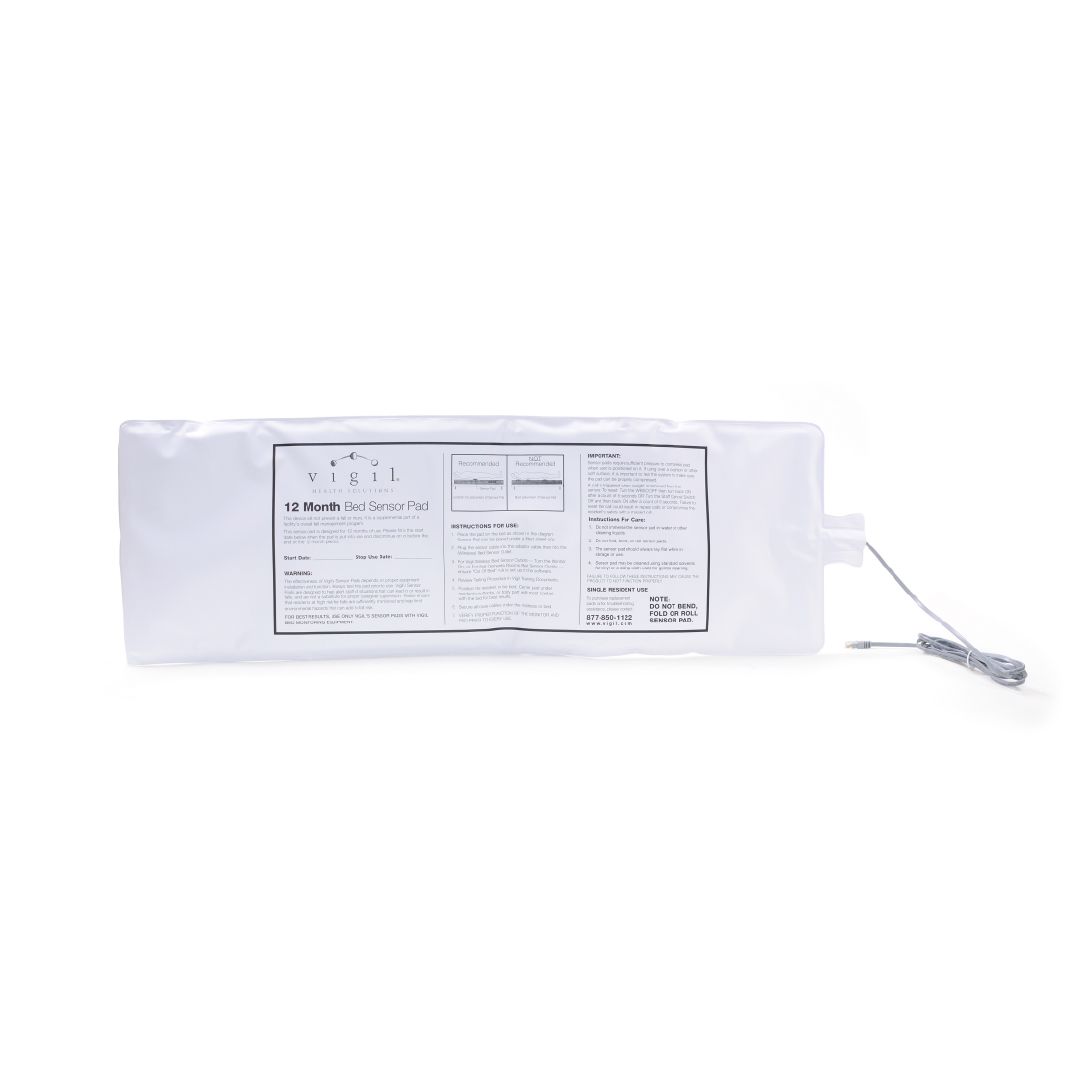 vigil bed sensor pad on plain white background