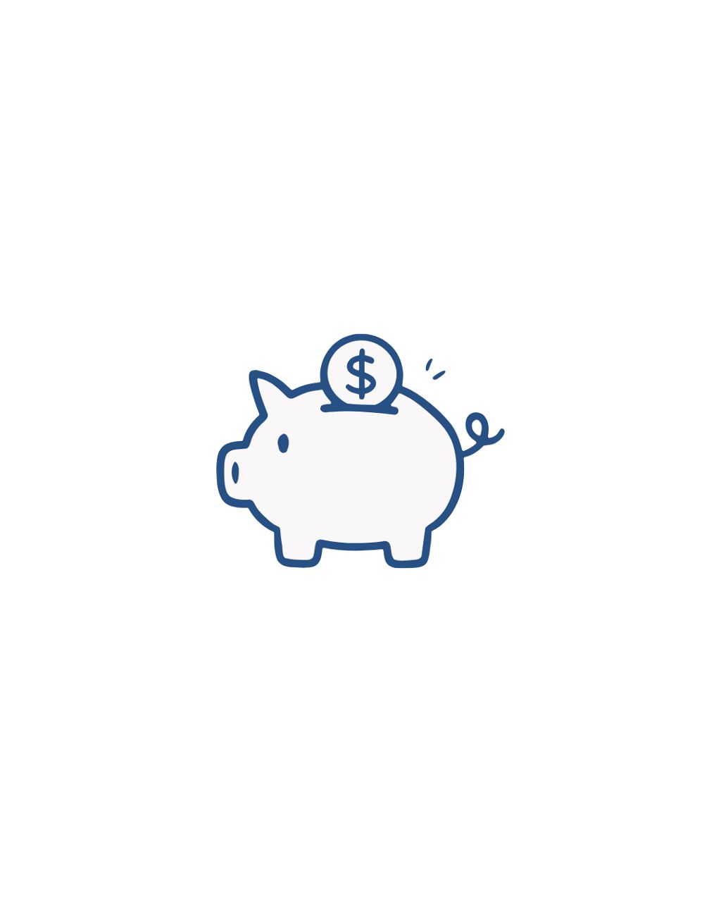 Grafik von einem Sparschwein