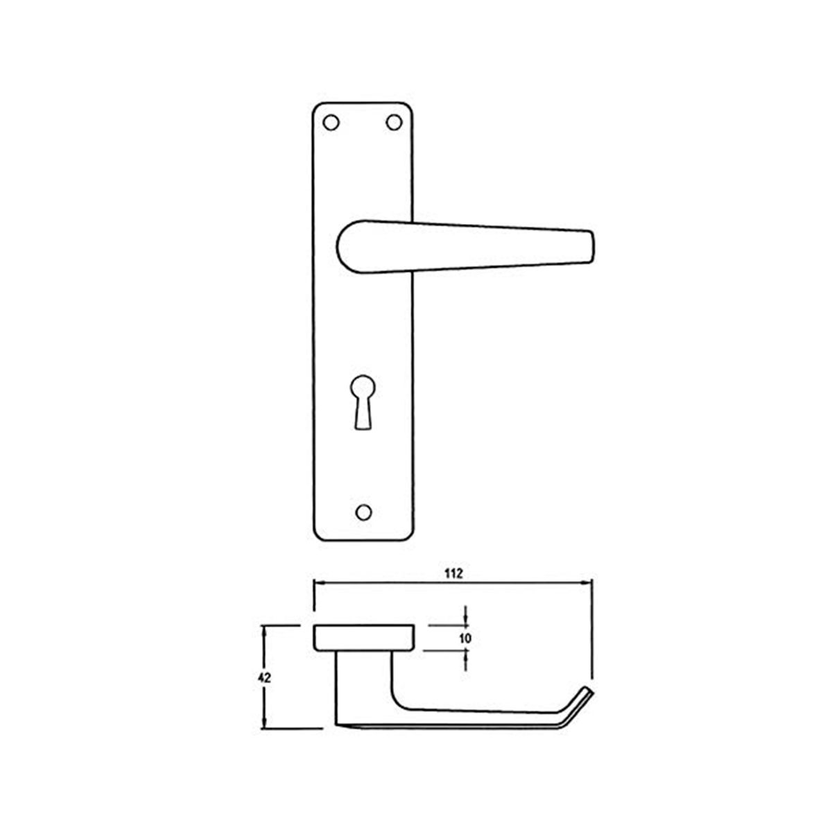 Image: Bishop Lever Handle