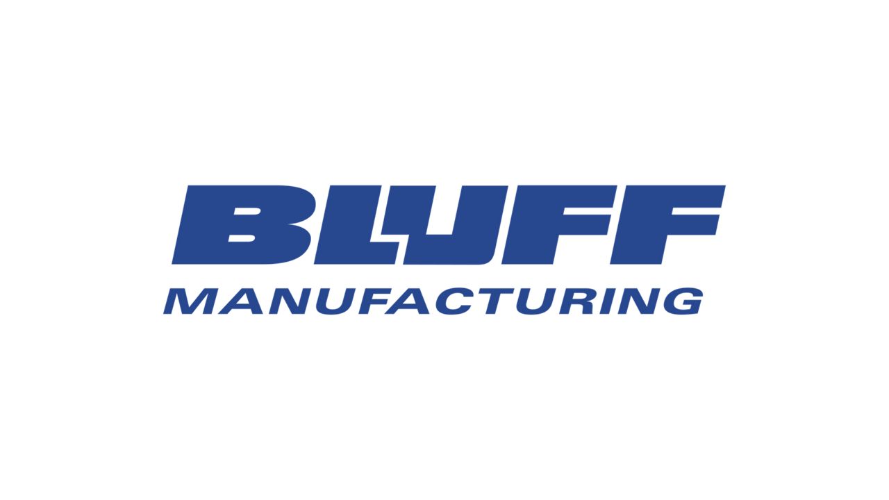 Bluff Manufacturing logo.