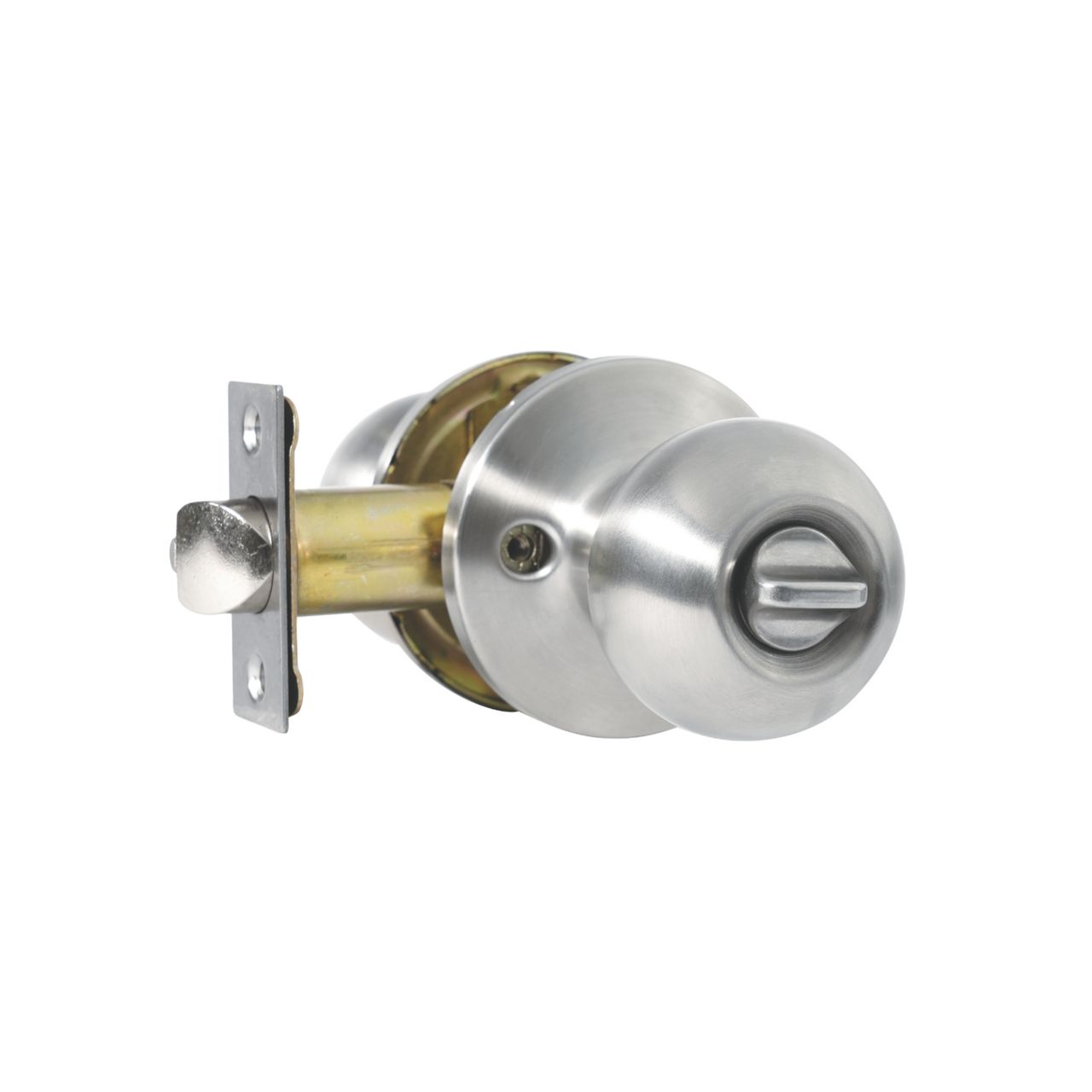 Image: Jarli Privacy Knob in Satin Stainless Steel