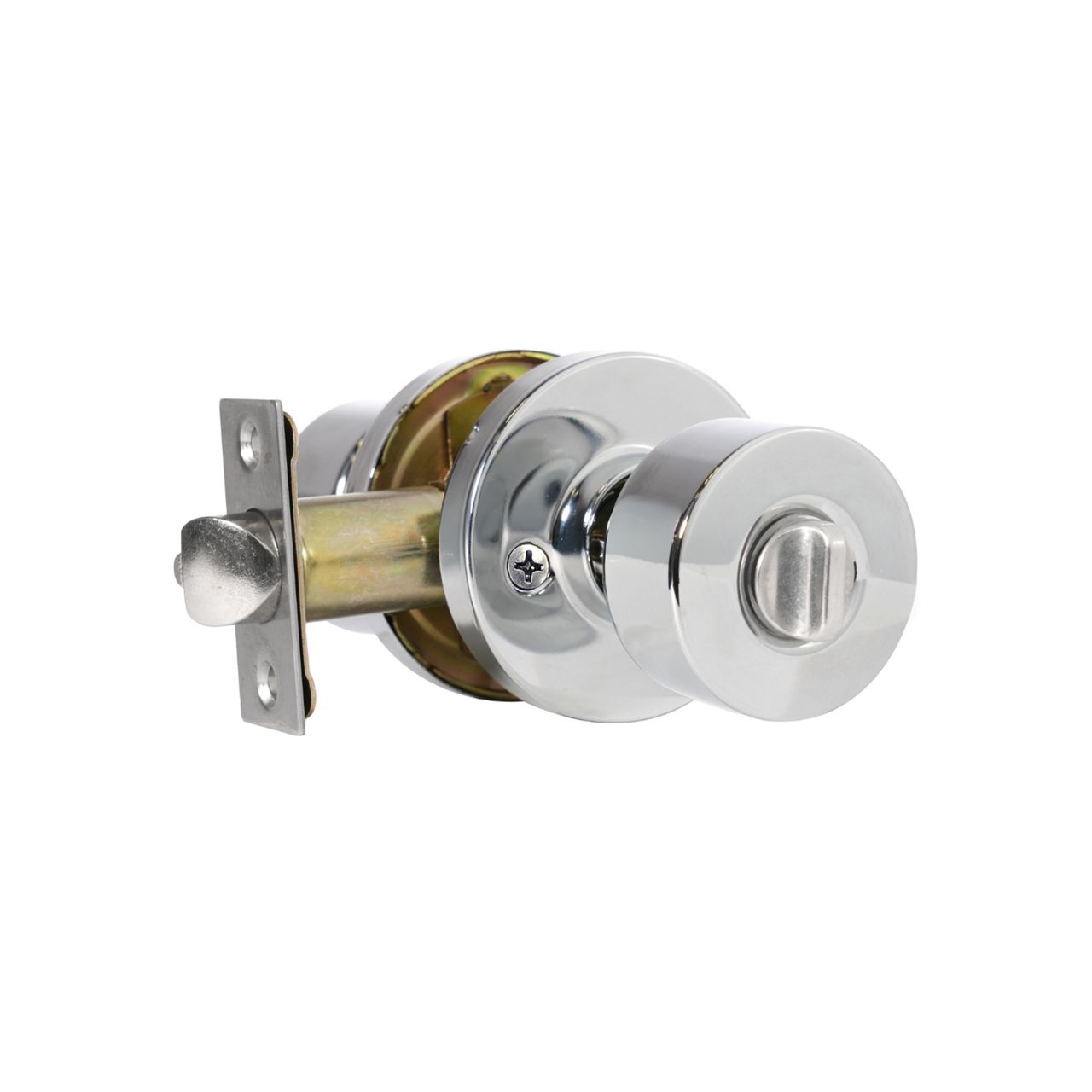 Image: Kaia Privacy Knob in Chrome Plate