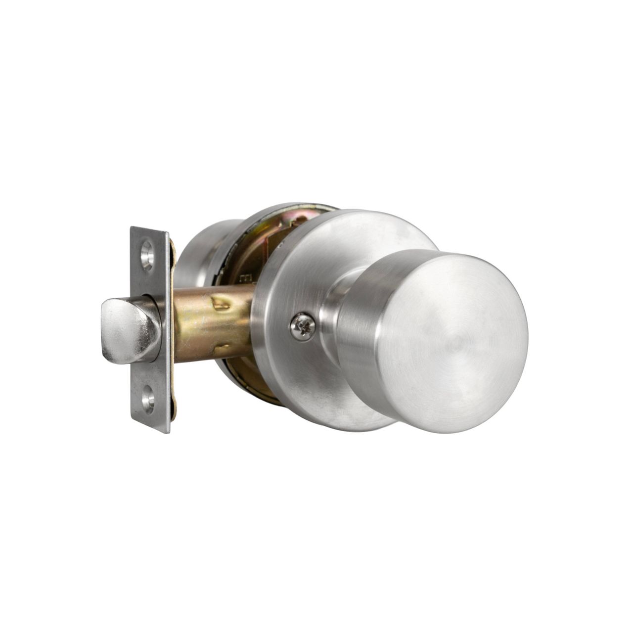 Image: Kaia Passage Knob in Satin Stainless Steel