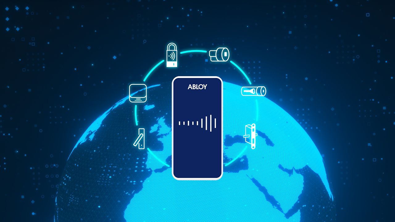 ABLOY CUMULUS mobile phone graphic