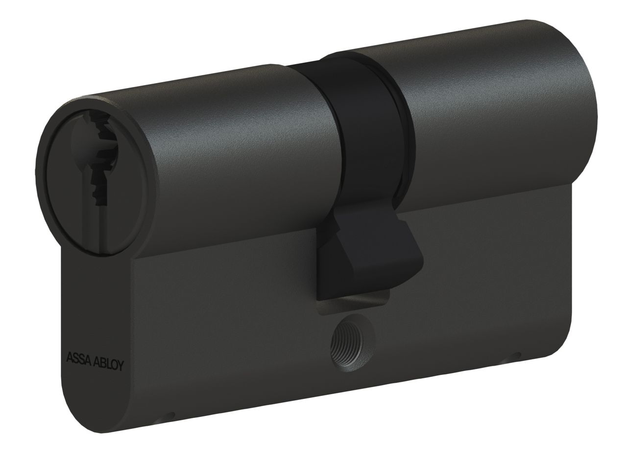 Image: Mzansi CYS00 Double Euro Cylinder_Black