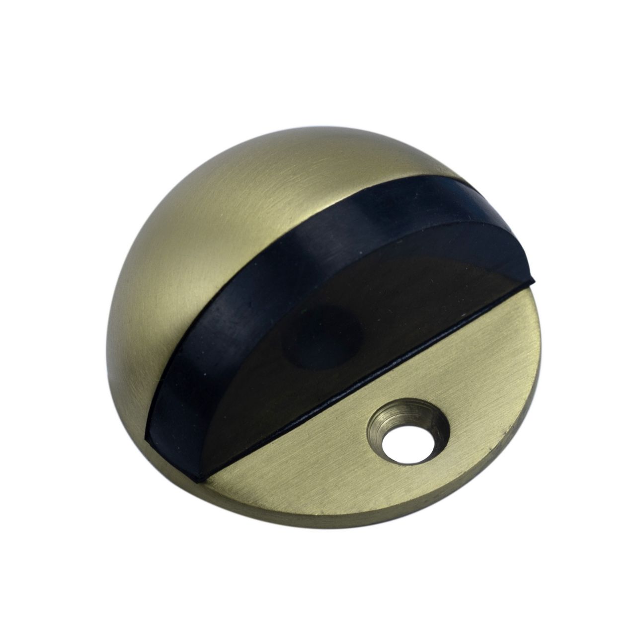A290 Half Moon Door Stop_Satin Brass