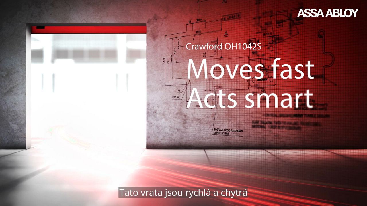 Video: Produktové video sekční vrata Crawford OH1042S